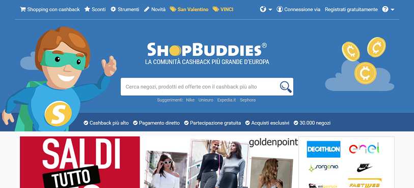 Come guadagnare online e trovare referrals diretti grati con Shopbuddies