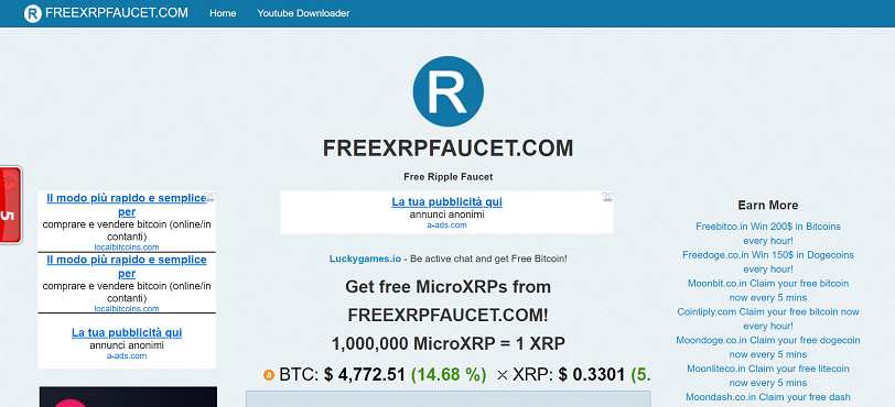Come guadagnare online e trovare referrals diretti grati con Freexrpfaucet