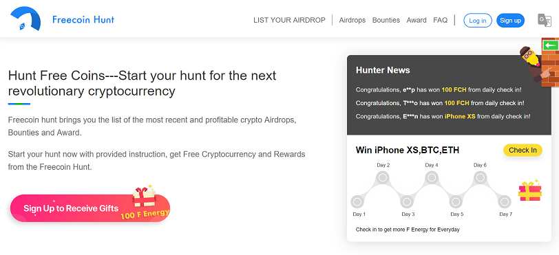 Come guadagnare online e trovare referrals diretti grati con Freecoin Hunt