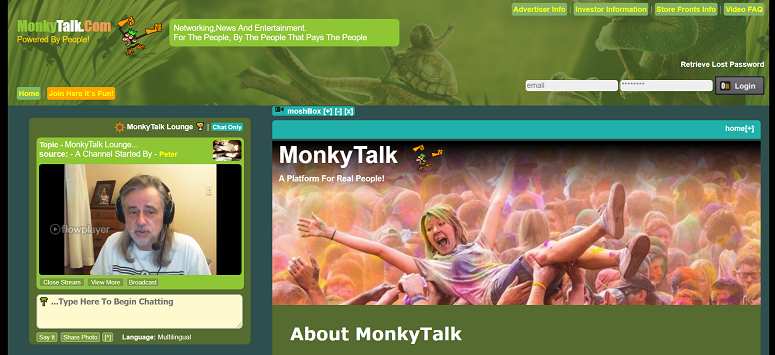How to make money online e how to get free referrals with Monkytalk 