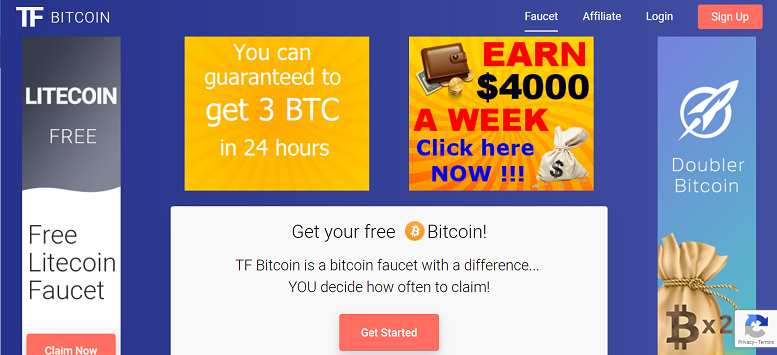 How to make money online e how to get free referrals with Tf Bitcoin