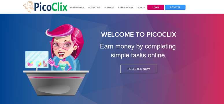 How to make money online e how to get free referrals with Picoclix