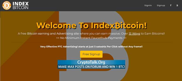 How to make money online e how to get free referrals with Indexbitcoin