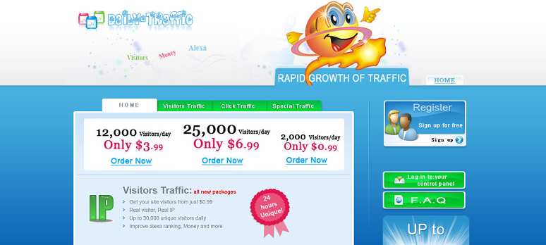 How to make money online e how to get free referrals with Daily Traffic