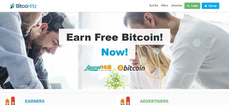 How to make money online e how to get free referrals with Bitcohitz