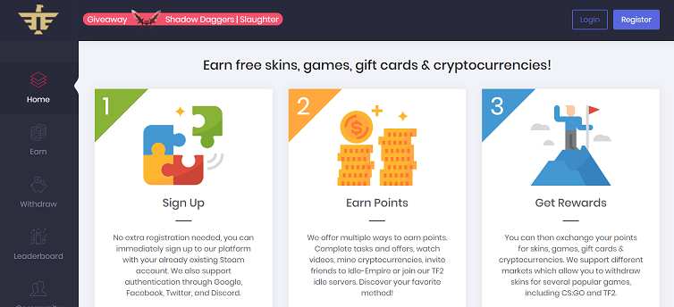 Come guadagnare online e trovare referrals diretti grati con Idle Empire