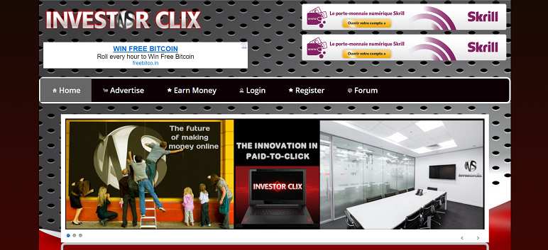 How to make money online e how to get free referrals with Investorclix