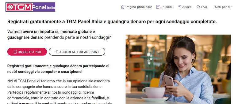 How to make money online e how to get free referrals with Tgm Panel Italia
