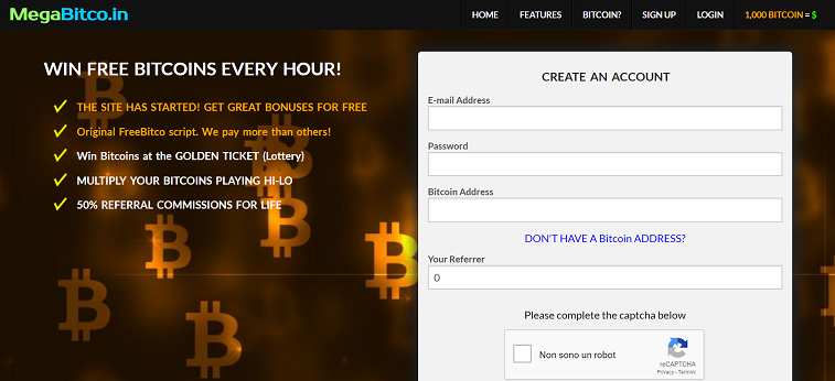 Come guadagnare online e trovare referrals diretti grati con Megabitco