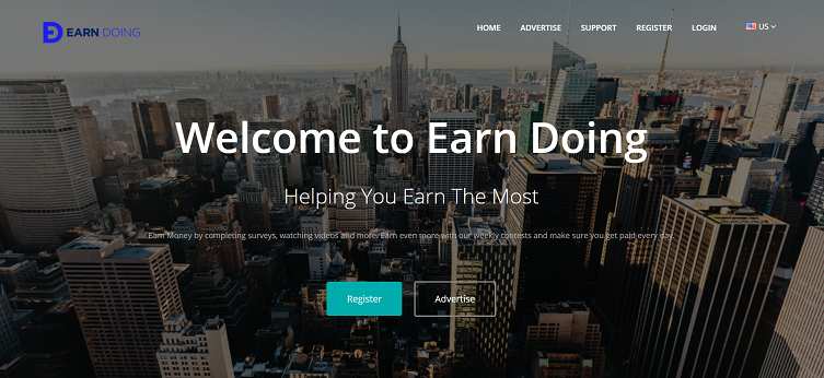 How to make money online e how to get free referrals with Earndoing