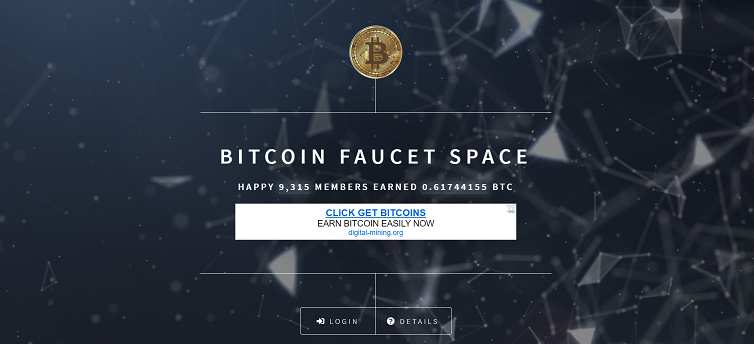 How to make money online e how to get free referrals with Bitcoin Faucet Space