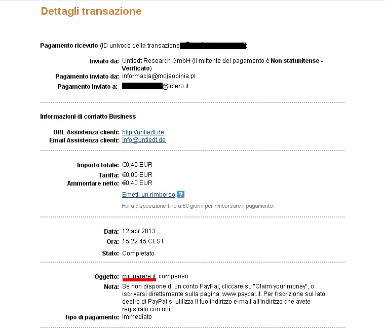 Payment 8 for Mioparere