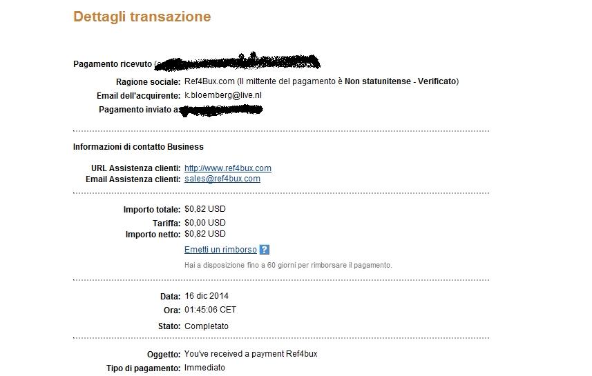 Pagamento 8 per Ref4bux