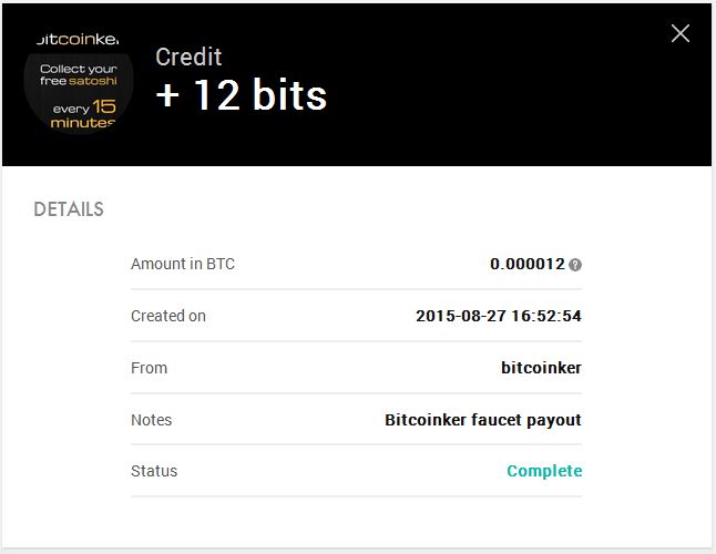 Payment 9 for Bitcoinker