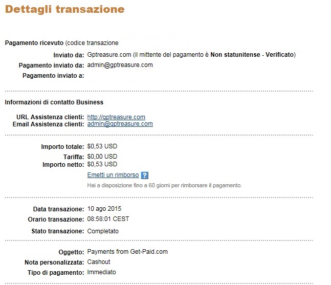 Pagamento 35 per Getpaid