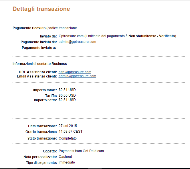 Payment 36 for Getpaid
