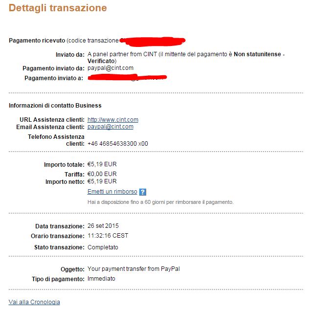 Pagamento 6 per Triaba