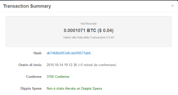 Payment 5 for Genesis Mining