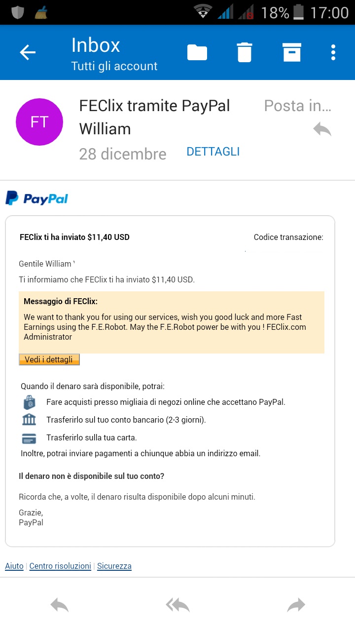 Payment 2 for Feclix
