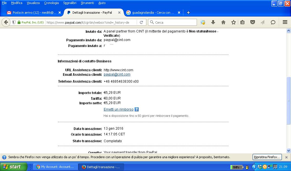 Pagamento 9 per Triaba