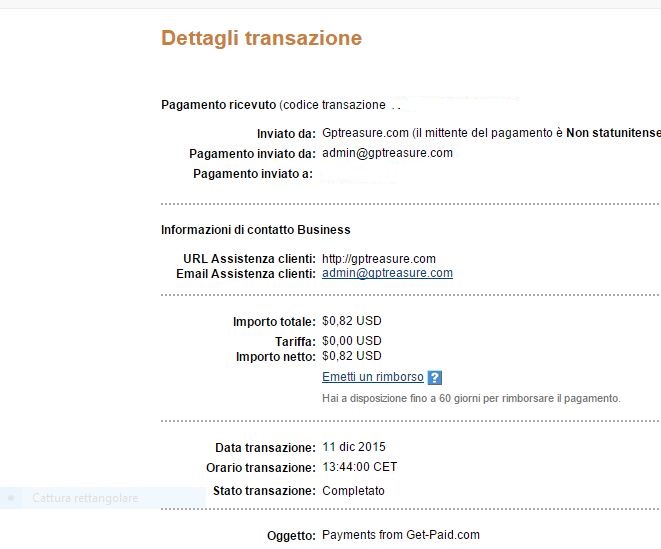 Pagamento 40 per Getpaid