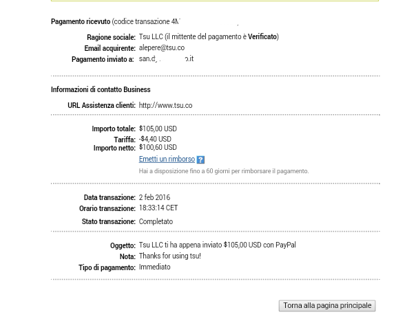Payment 8 for Tsu