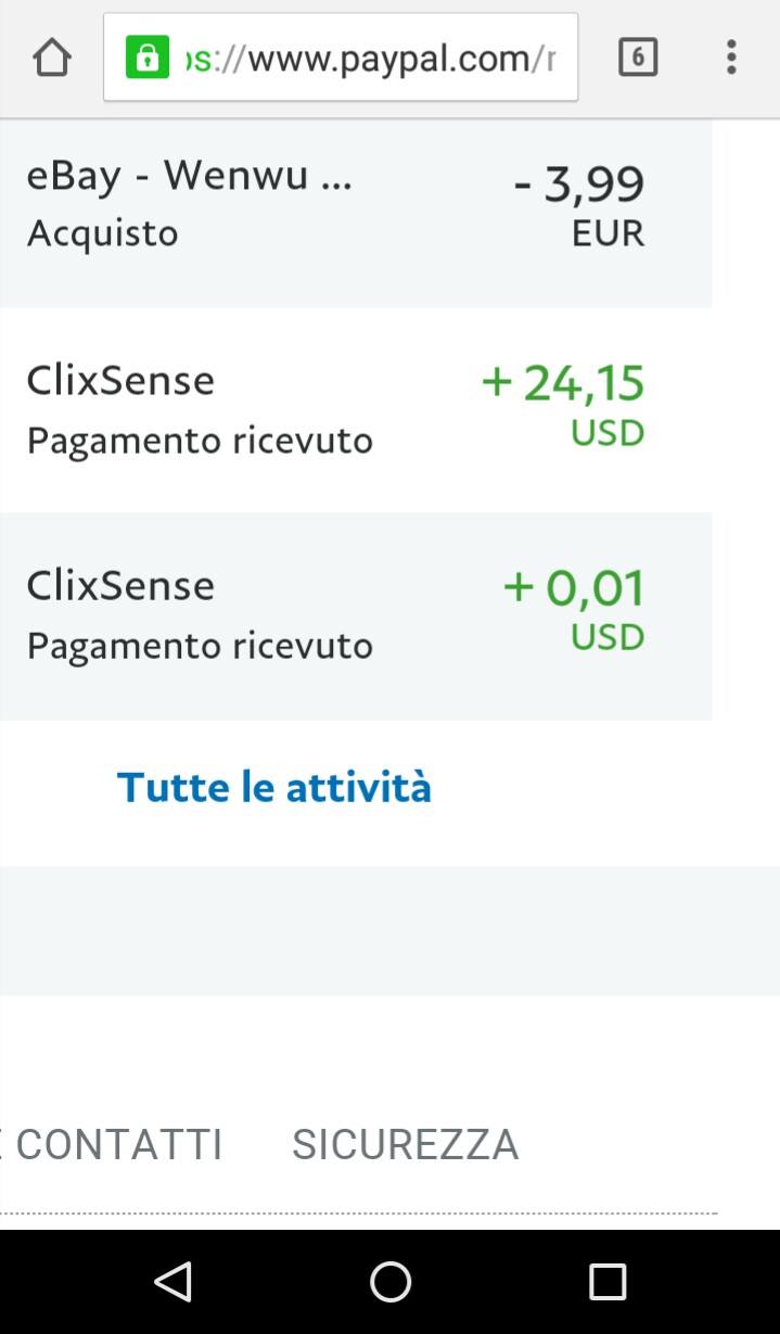 Payment 1945 for Ysense