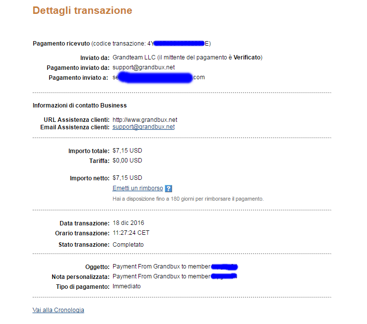 Payment 64 for Grandbux