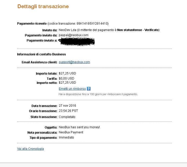 Payment 522 for Neobux
