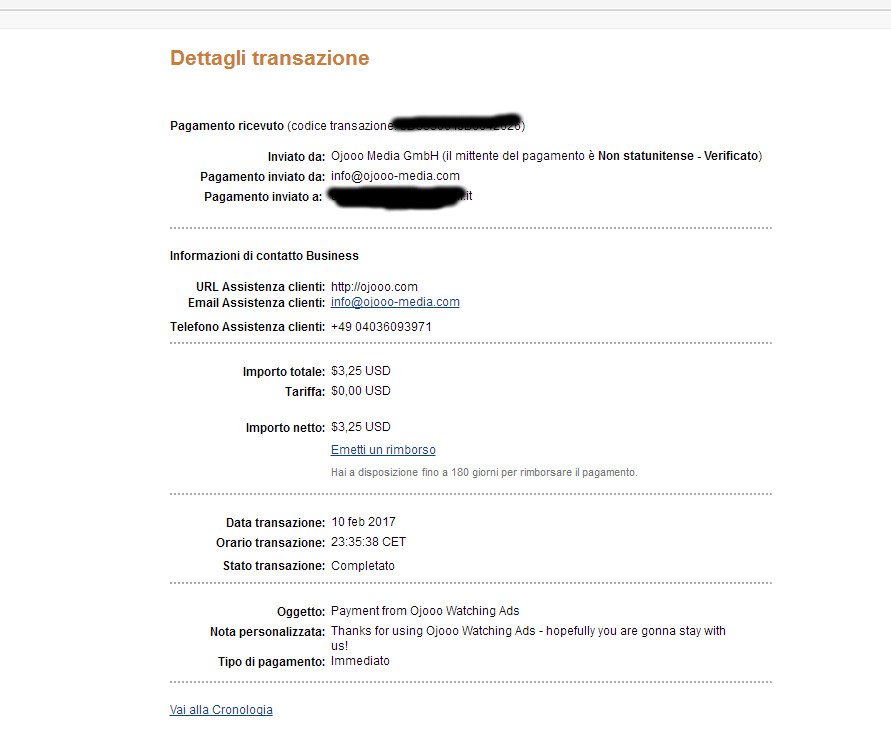 Pagamento 66 per Ojooo