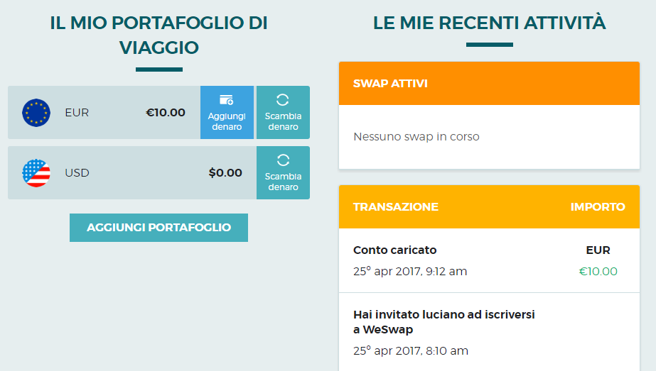 Payment 17 for Weswap