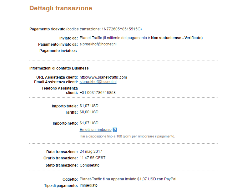 Payment 39 for Gptplanet