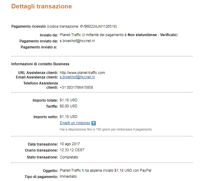 Pagamento 44 per Getpaid