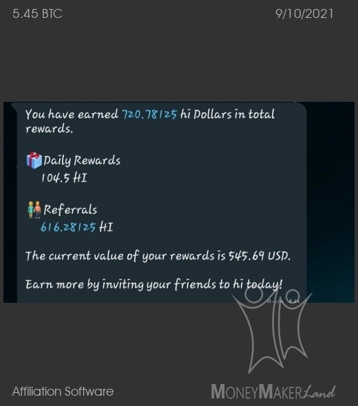 Payment 1 for Affiliation Software