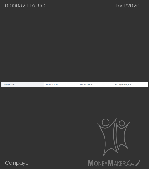 Payment 2 for Coinpayu