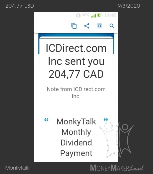 Payment 5 for Monkytalk 