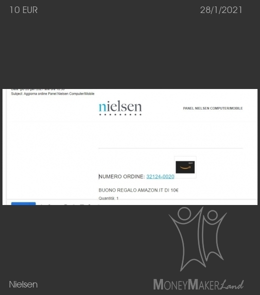 Payment 221 for Nielsen