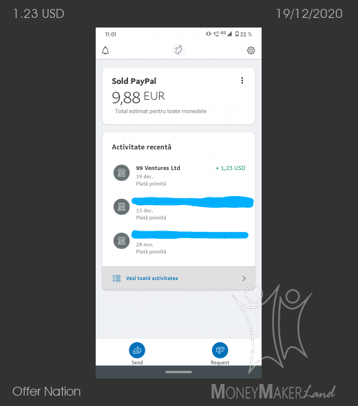 Payment 34 for Offer Nation
