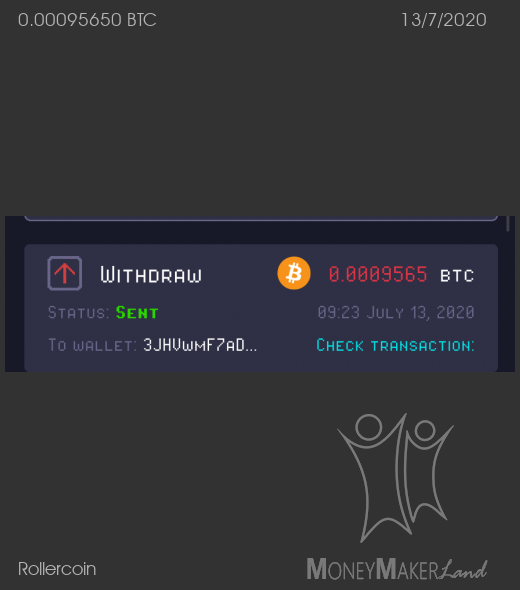 Payment 10 for Rollercoin Payment 10 for Rollercoin