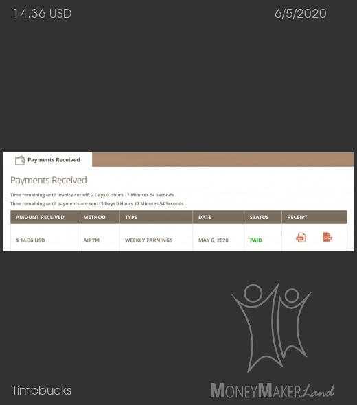 Pagamento 62 per Timebucks